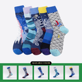 Ethnic Pattern Cotton Mid-Calf Socks – Trendy Casual Style