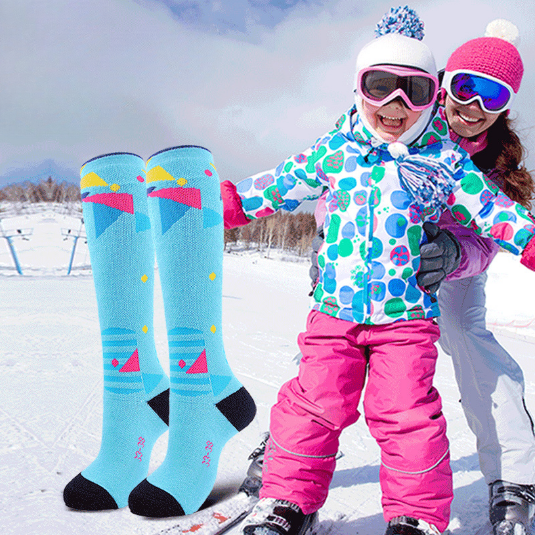 Children’s Winter Ski Socks – Thick Warm Hiking & Outdoor Sports Socks