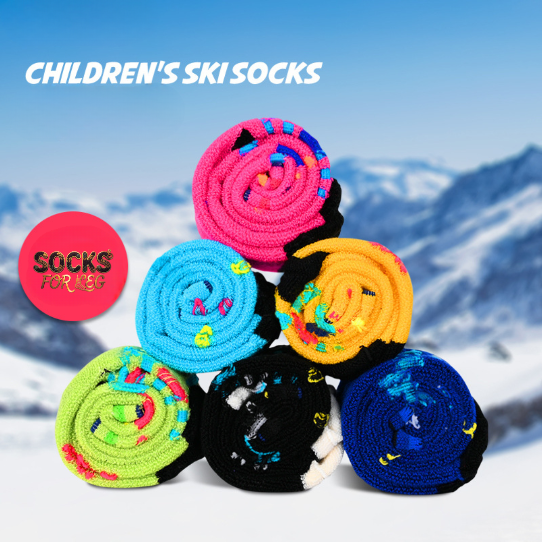 Children’s Winter Ski Socks – Thick Warm Hiking & Outdoor Sports Socks