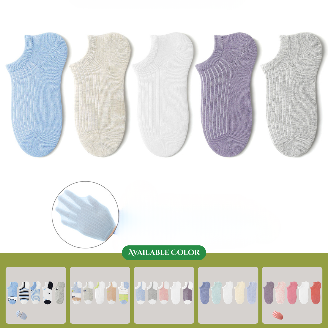 Children's boat socks, summer thin cotton boys and girls, shallow opening, mesh breathable baby short socks, summer socks, spring and autumn.