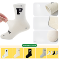 Children's socks, thin cotton, spring and autumn style, boys' and girls' socks, summer mesh breathable seamless socks, mid-calf socks