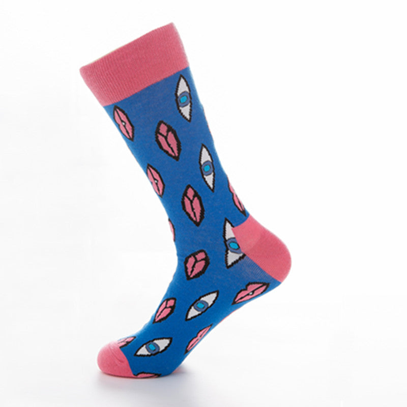 Colorful Casual Sports Socks | Mid-Calf Cotton Style