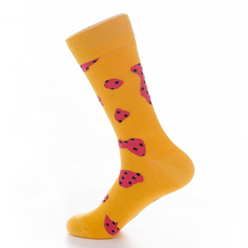 Colorful Casual Sports Socks | Mid-Calf Cotton Style