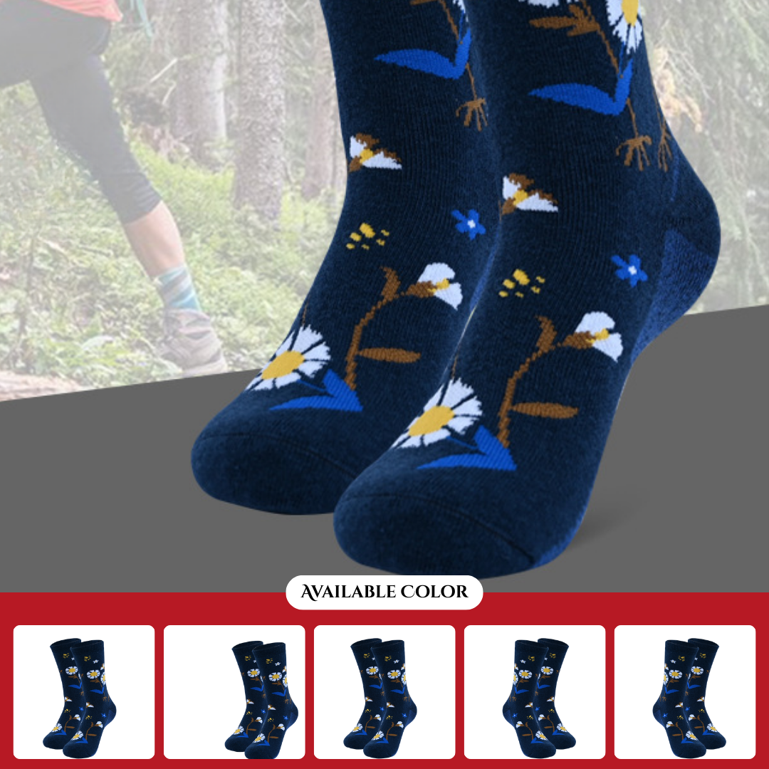 Cross-border sports socks, mid-calf Merino socks, 90% wool socks, terry cloth sole, outdoor hiking socks, thick snow socks