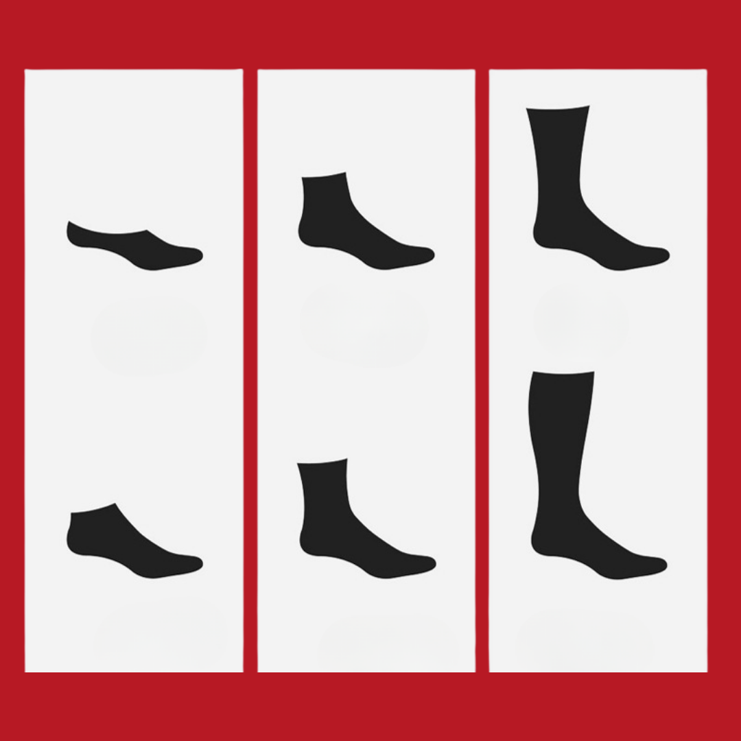 Custom Sports Socks for Men and Women Solid Color Black Socks with Logo and Length