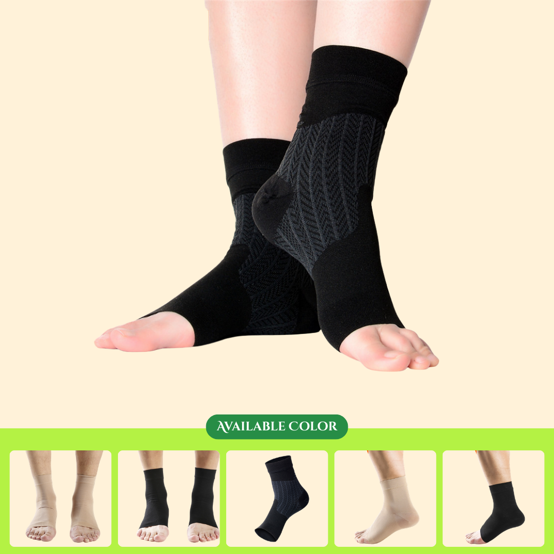 Elastic ankle support to prevent sprains, pressure ankle brace for sports, hiking, fitness, and joint protection.