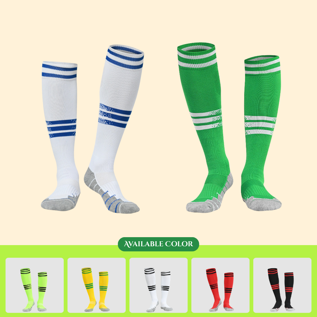 Factory wholesale soccer socks, non-slip terry cloth socks, baseball socks, adult sports socks, long training socks