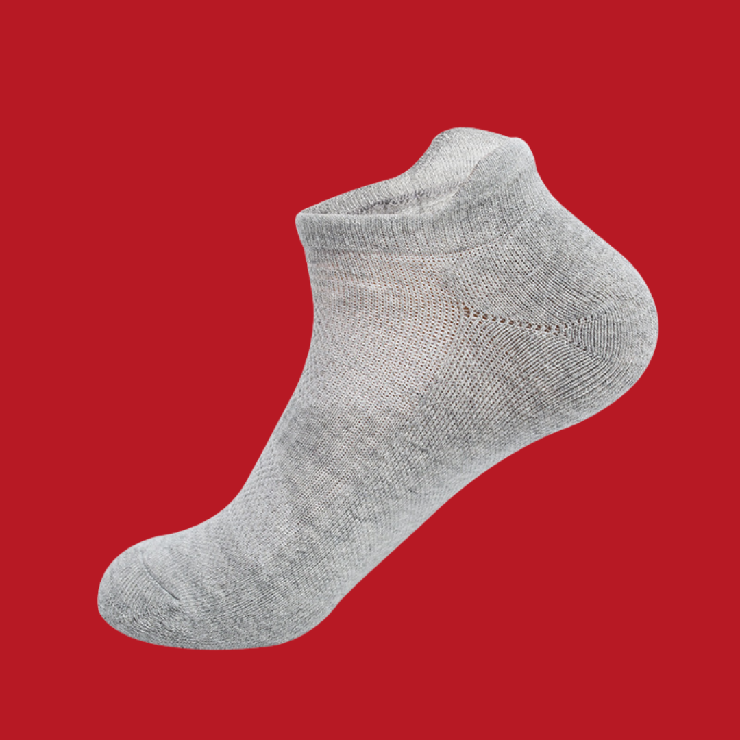 Low-Cut Basketball Fitness Solid Color Cotton Sports Socks for Men & Women