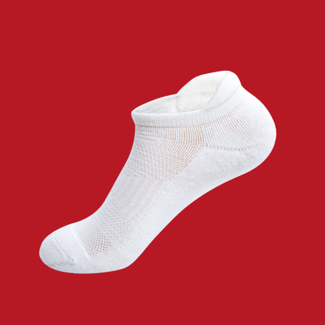 Low-Cut Basketball Fitness Solid Color Cotton Sports Socks for Men & Women