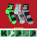 Men's mid-calf athletic socks, hiking socks, terry cloth sole, sweat-absorbent, non-slip, shock-absorbing outdoor terry cloth socks, WEIDAN