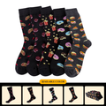 New cross-border food series socks, casual cotton socks, European and American street style mid-calf socks wholesale