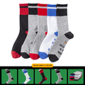 New colorful trendy mid-calf and high-calf cotton socks, sports series, refreshing and casual trendy men's socks wholesale