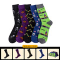 New cross-border Halloween socks, casual cotton socks, European and American street style mid-calf socks wholesale