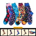 New cross-border trendy men's mid-calf socks, wholesale socks, casual street style, skateboarding socks, no clips.