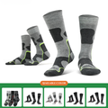 New Merino Outdoor Hiking and Mountaineering Socks, Terry Sole Soles, Men's and Women's Sports Socks, Thickened Terry Sole Wool Socks