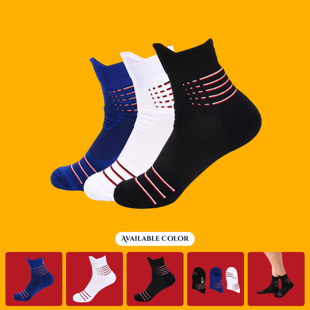 Outdoor sports cotton socks, any type of terry cloth socks, non-slip and shock-absorbing men's sports socks, men's basketball socks, elite socks
