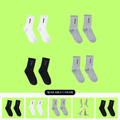 Summer Thin High-Thigh Solid Color Simple Men's Mid-Calf Socks Factory Direct Sales