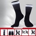 R-BAO Reflective Cycling Socks, Moisture-wicking, Mid-calf Reflective Socks for Night Running, Glow-in-the-Dark