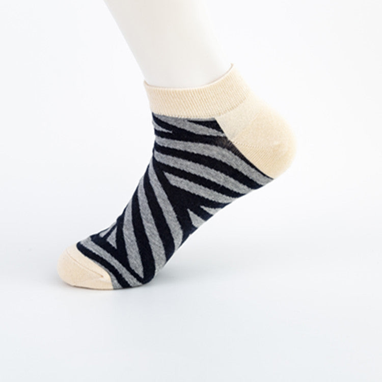 Tangram Series Boat Socks | Colorful Creative Casual Style