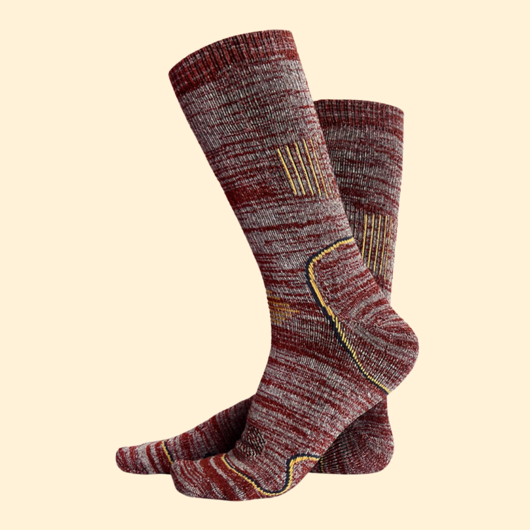 Thick Terry Hiking Socks – Warm Outdoor Socks for Hiking, Skiing & Trekking