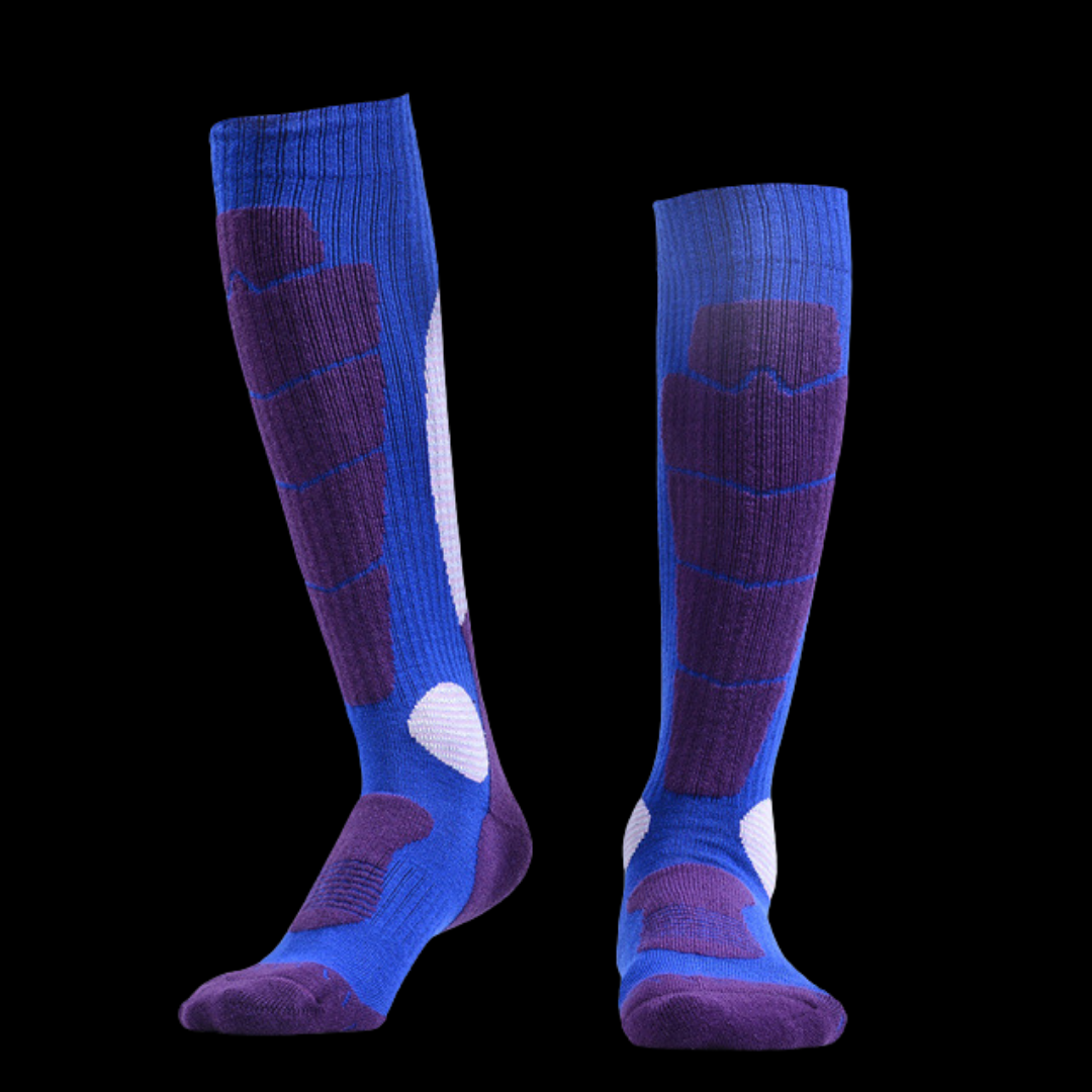 Winter Terry Ski & Hiking Socks – Thick-Soled Warm Quick-Dry Socks for Men & Women