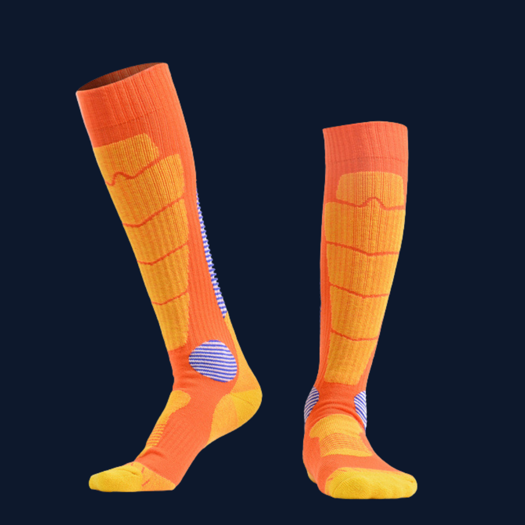 Winter Terry Ski & Hiking Socks – Thick-Soled Warm Quick-Dry Socks for Men & Women