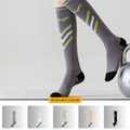 Women's compression socks for light sports, professional fitness, running, skipping rope, anti-slip, mid-calf, yoga, calf socks